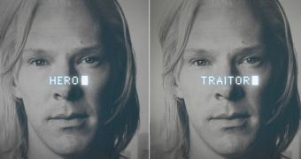 Benedict Cumberbatch as Julian Assange on two separate posters for “The Fifth Estate”