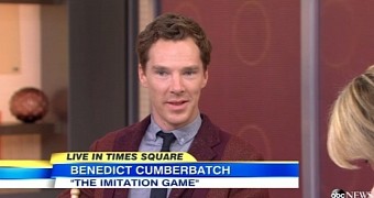 Benedict Cumberbatch refuses to answer engagement question on ABC appearance