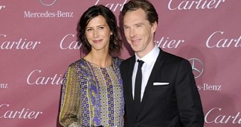 Sophie Hunter and Benedict Cumberbatch at the Palm Springs International Film Festival