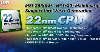 MSI Z68 and H61 motherboards get Ivy Bridge support