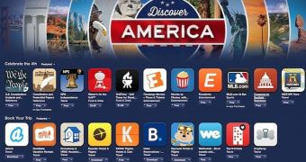 Best Apps to Celebrate 4th of July. "Discover America" in the AppStore