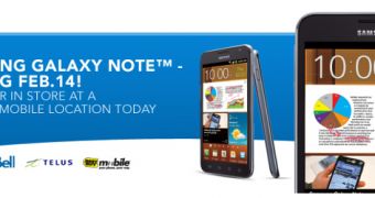 Best Buy Debuts Rogers, Bell and TELUS Galaxy Note on February 14 for $250