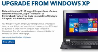 Best Buy is one of the companies trying to push users to newer OS versions