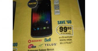 Best Buy Offers TELUS, Bell and Rogers Galaxy Nexus for Only $99.99