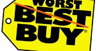 “Worst Buy” sign (Best Buy parody)