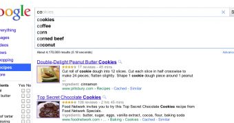 Improved suggestions for Recipe Search in Google