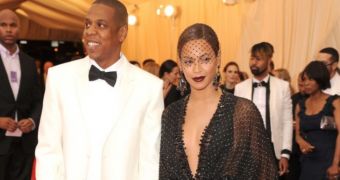 Jay Z and Beyonce at the MET Ball, both in Givenchy Haute Couture