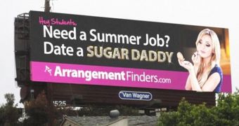 Billboard Advertises Finding Sugar Daddy as Student Summer Job