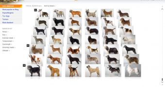 Bing Visual Search for dog breeds