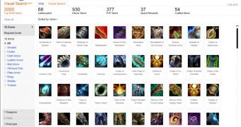 Bing Visual Search Gallery for World of Warcraft