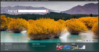 Microsoft publishes a new Bing homepage every day