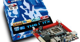 Biostar TH61 mini-ITX LGA 1155 motherboard