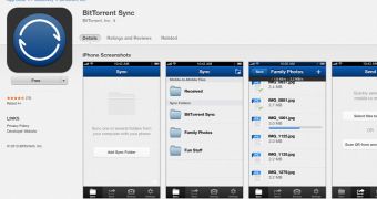BitTorrent Sync on the App Store