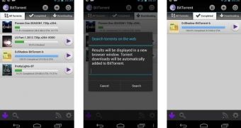 BitTorrent for Android (screenshots)