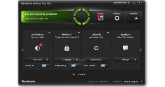 Bitdefender Antivirus Plus 2013 has received new bug fixes and performance improvements