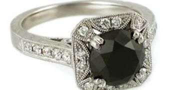 Winner of Howard Stern’s Tiger Woods Mistress Beauty Pageant will get this black diamond custom-made “mistress ring”