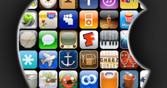 Apple logo, apps