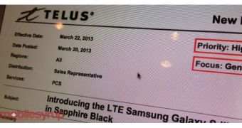 Black Galaxy S III to arrive at TELUS on March 22