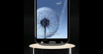 Black Galaxy S III (front)