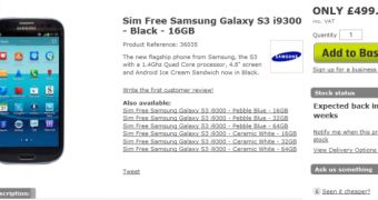 Samsung Galaxy S III in Black