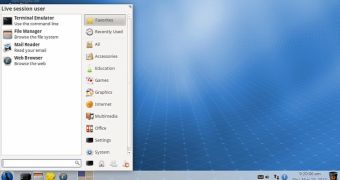 Black Lab Linux 4.3 Beta 1 Xfce desktop