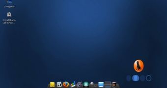 Black Lab Linux 5.1 Alpha 2 desktop