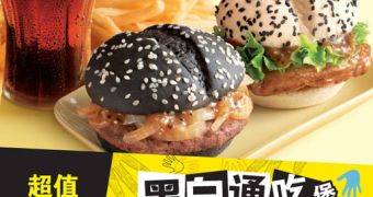 Black and White Burgers Hit the Stands at Chinese McDonald's