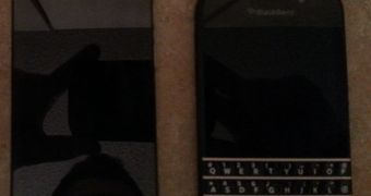 Leaked photo of RIM's BlackBerry 10 devices