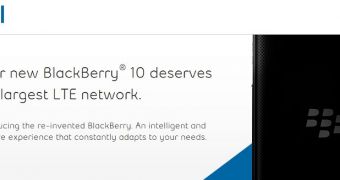 BlackBerry 10 pre-registration page