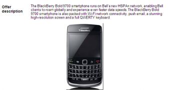 BlackBerry Bold 2 headed for Bell