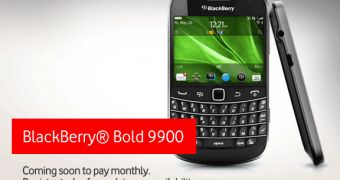 BlackBerry Bold 9900 at Vodafone UK