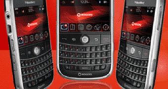 BlackBerry Bold as featured on Rogers' website