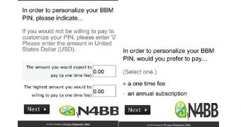 BlackBerry custom BBM PINs survey