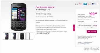 BlackBerry Q10 at T-Mobile
