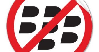 Blackberry ban logo