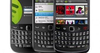 Spotify for BlackBerry