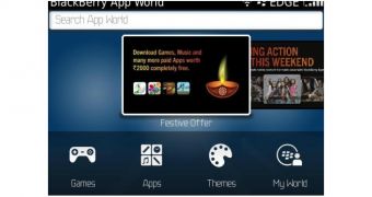 Premium BlackBerry apps now available for free in India