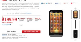 BlackBerry Z30 now available at Verizon
