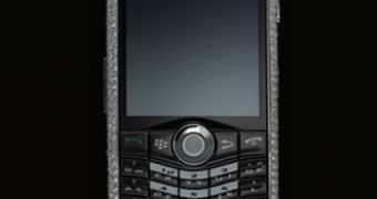 Black Blackberry Pearl Diamond Edition