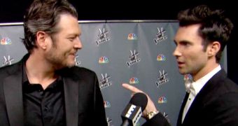 Blake Shelton posts Adam Levine's personal phone number on Twitter, he gets mad