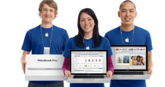 Apple Retail store employees - promo material from Apple's official web site