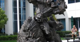Blizzard Headquarters Get 12-Foot-Tall World of Warcraft Statue