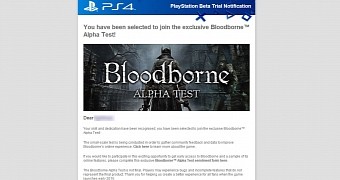 The Bloodborne alpha invitation