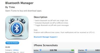 Bluetooth Manager app