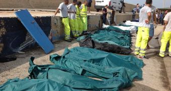 Rescuers are looking for hundreds of people after the Lampedusa boat wreck