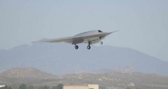 This is the Boeing Phantom Ray UAV during its first flight