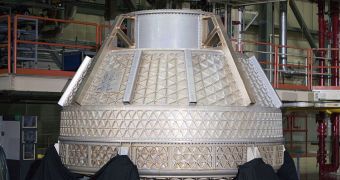 This is the Boeing CST-100 space capsule