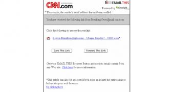 Fake CNN news emails