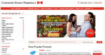Rogue Canadian pharmacy site