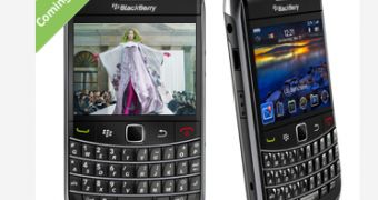 Bold 9780 on 'Coming Soon' at Vodafone Netherlands